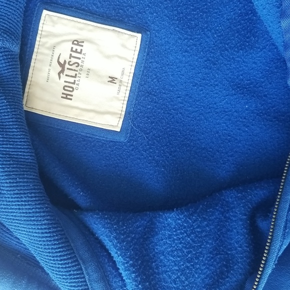 Hollister Patch Logo Royal Blue Hoodie - Picture 5 of 7